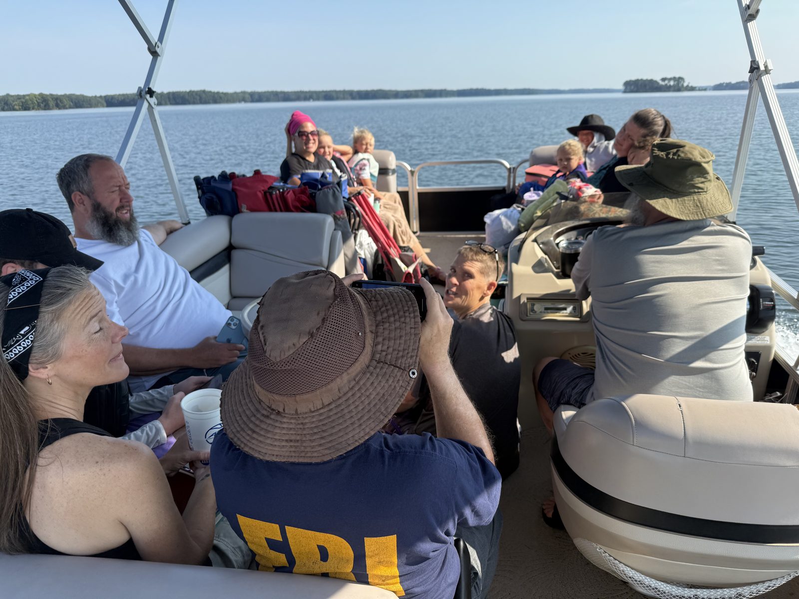 Out on the boat together