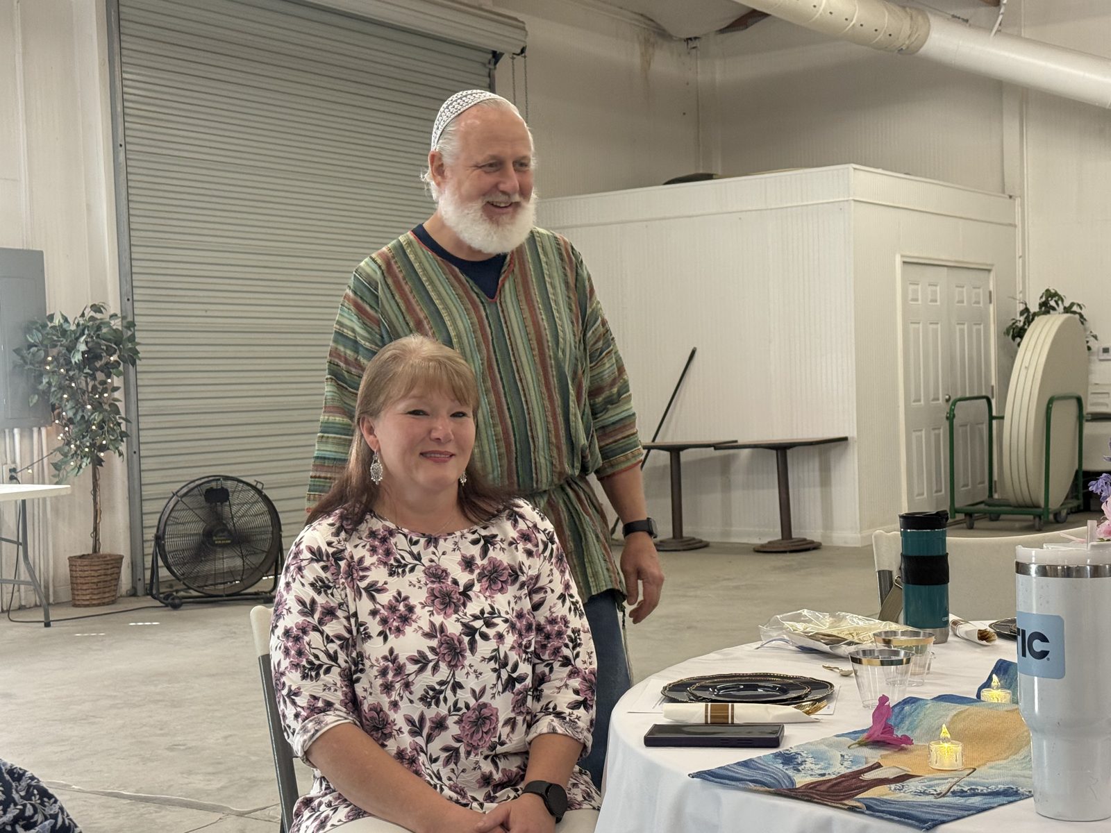Fellowship members at the table